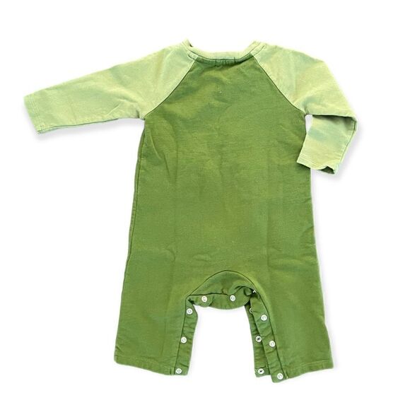 PEEK Kids Unisex Jumper Long Sleeve 100% Cotton 6-12 months Green 'Journey' - Picture 2 of 4